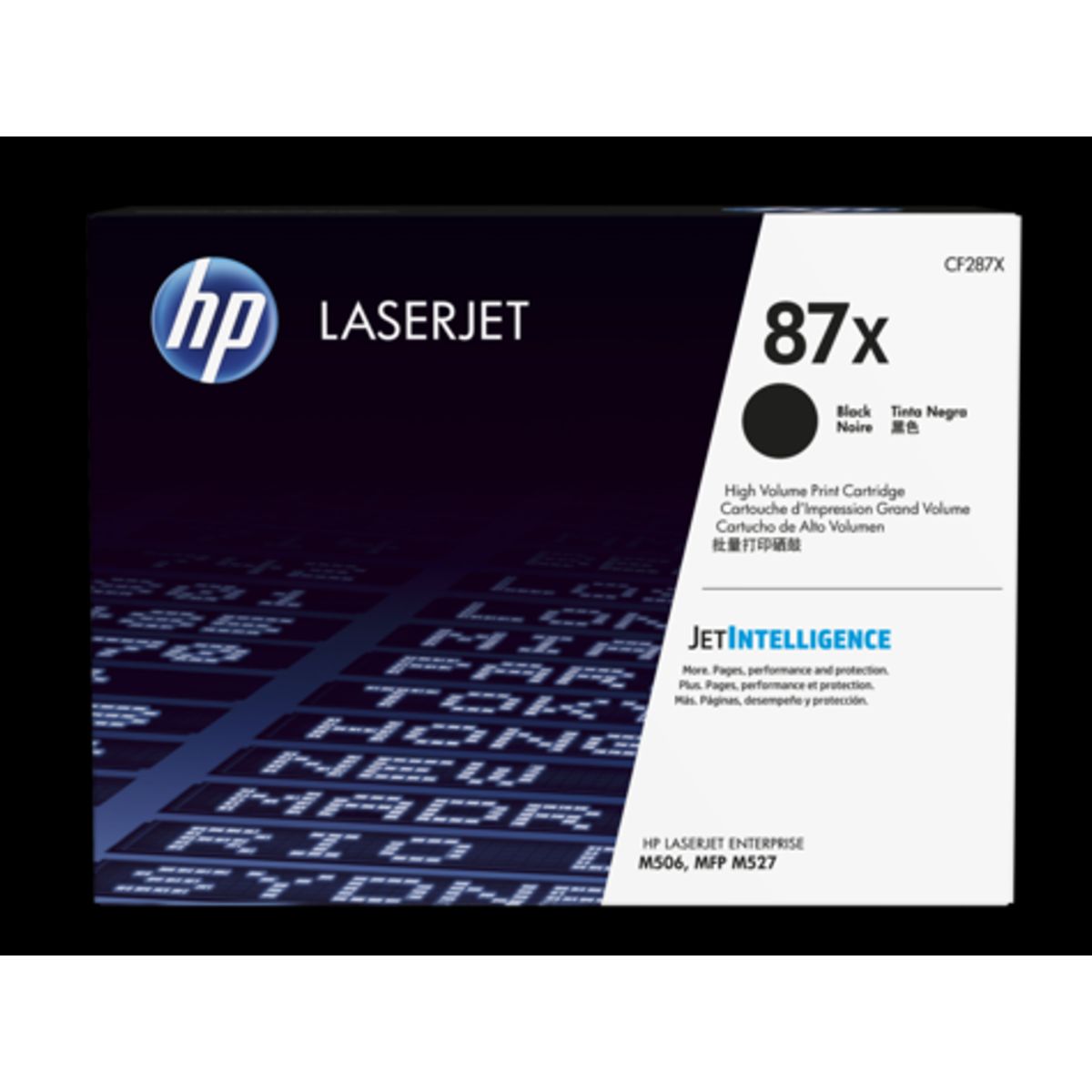 HP 87X Toner Cf287xd 2x Sort