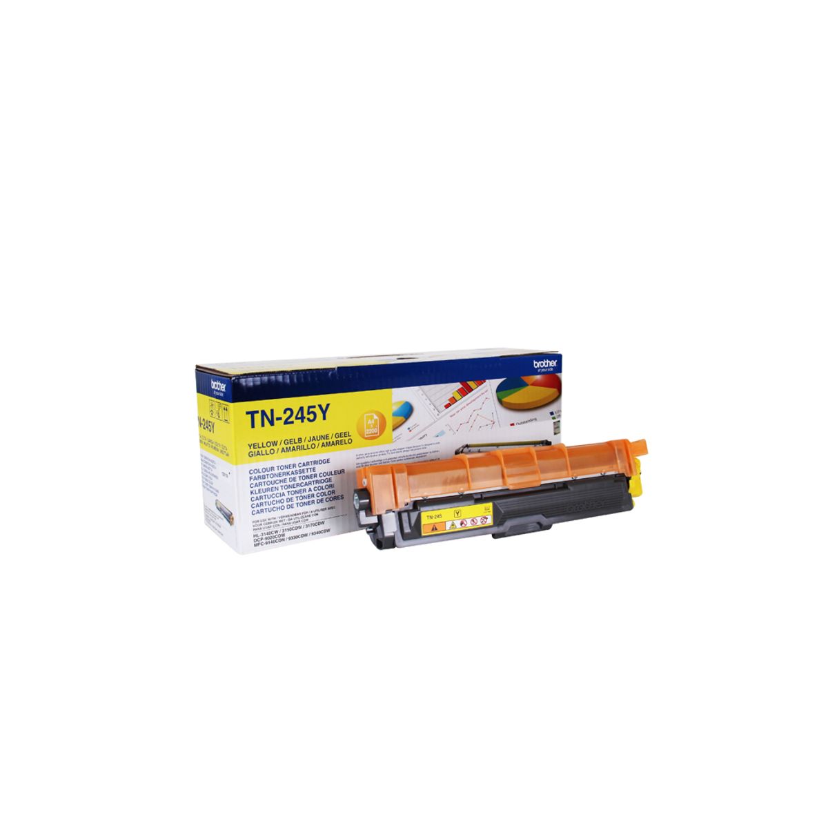 Brother Toner Tn-245y Yellow