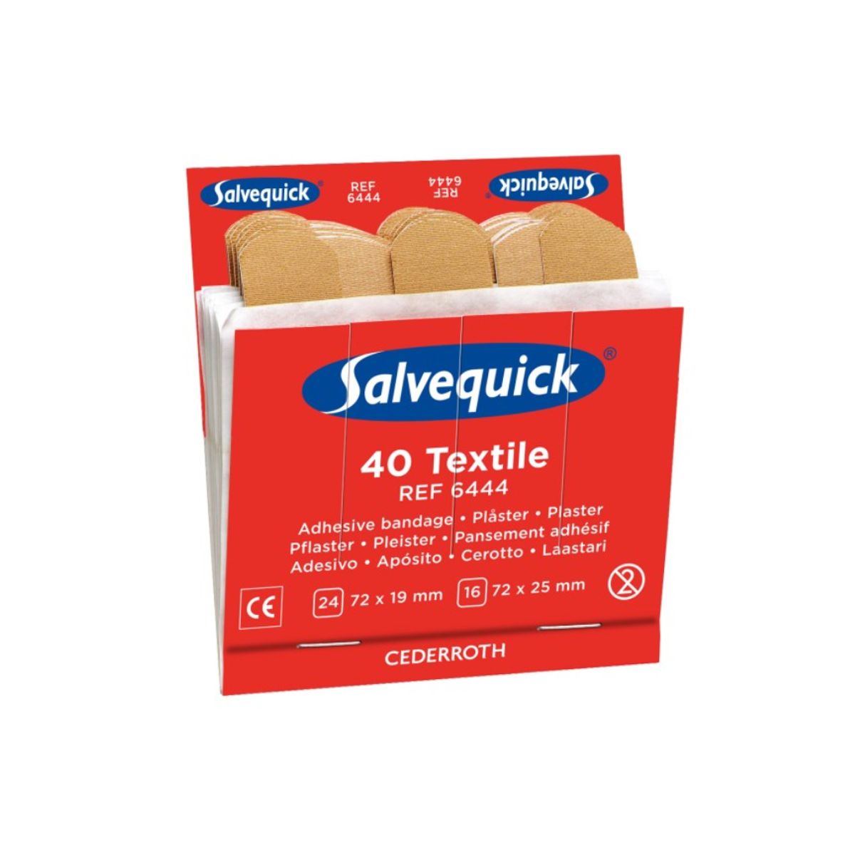 Plaster Textile Refill Salvequick 40 stk