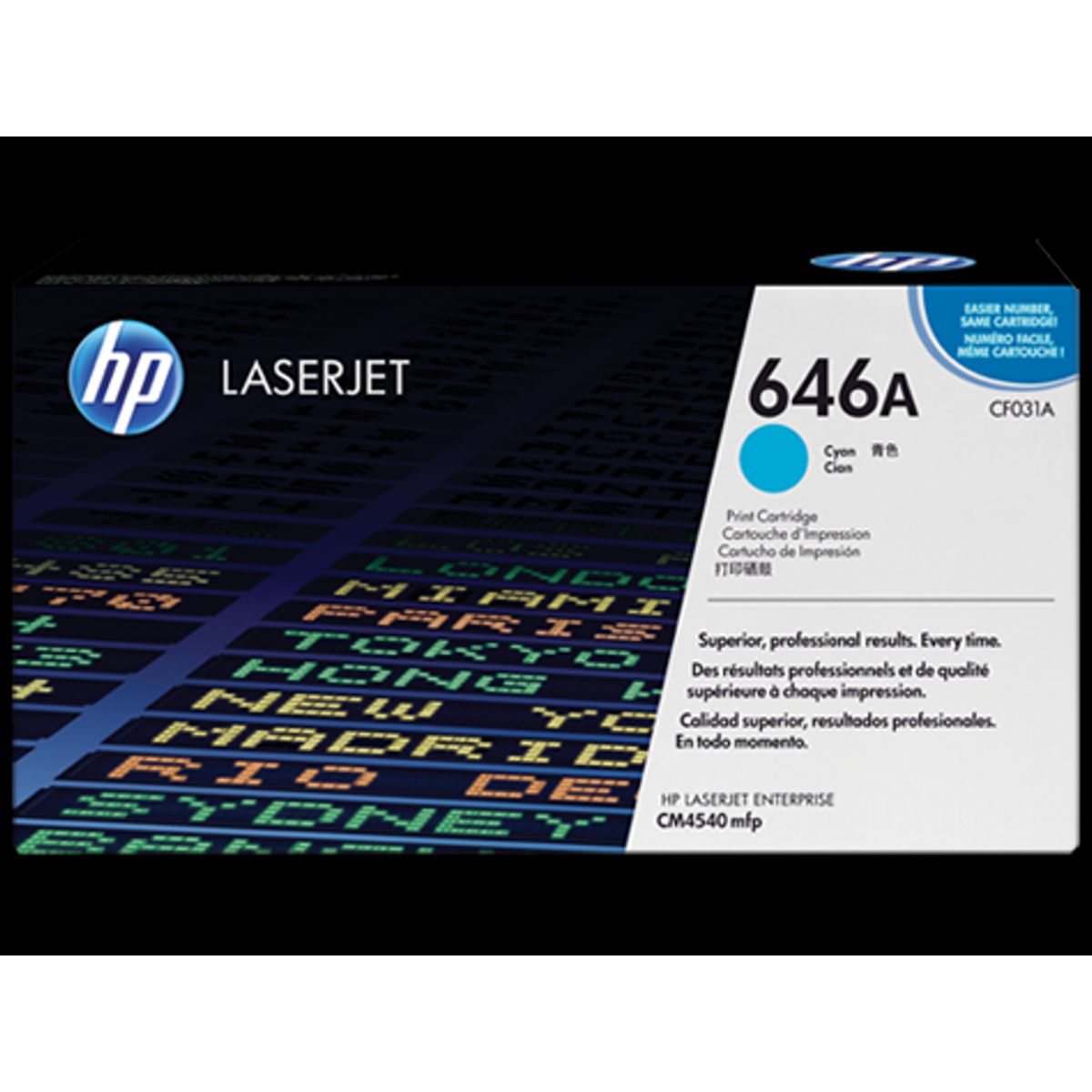 HP 646a Toner Cf031a Cyan