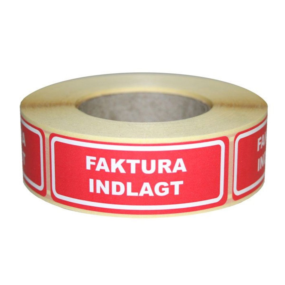 Etiketter Faktura Indlagt 24x66mm 500 stk