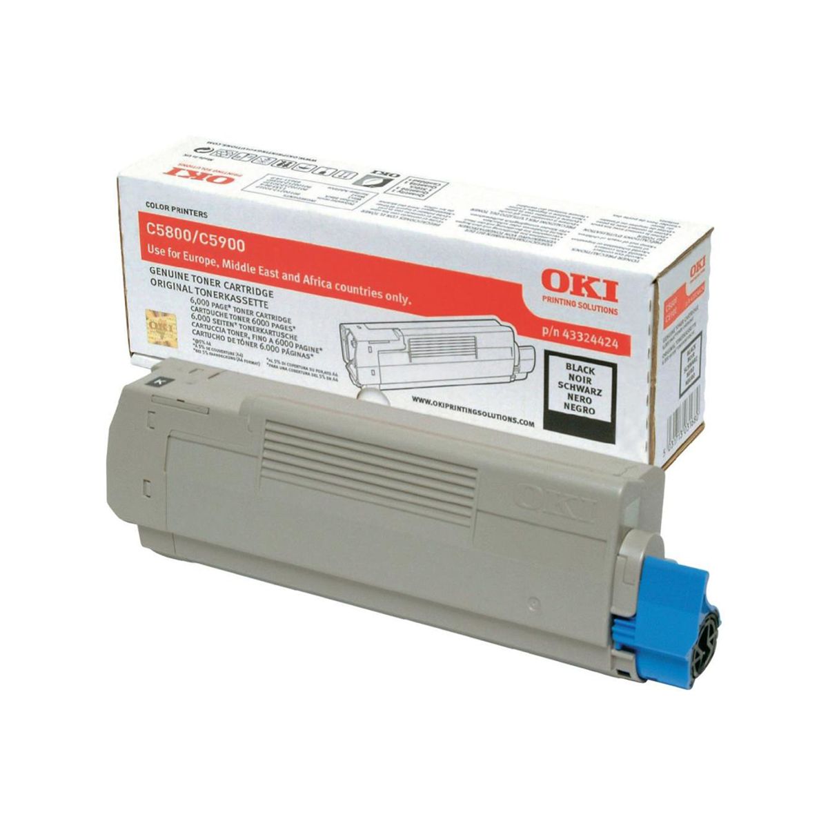 OKI Toner C5800/5900 Sort