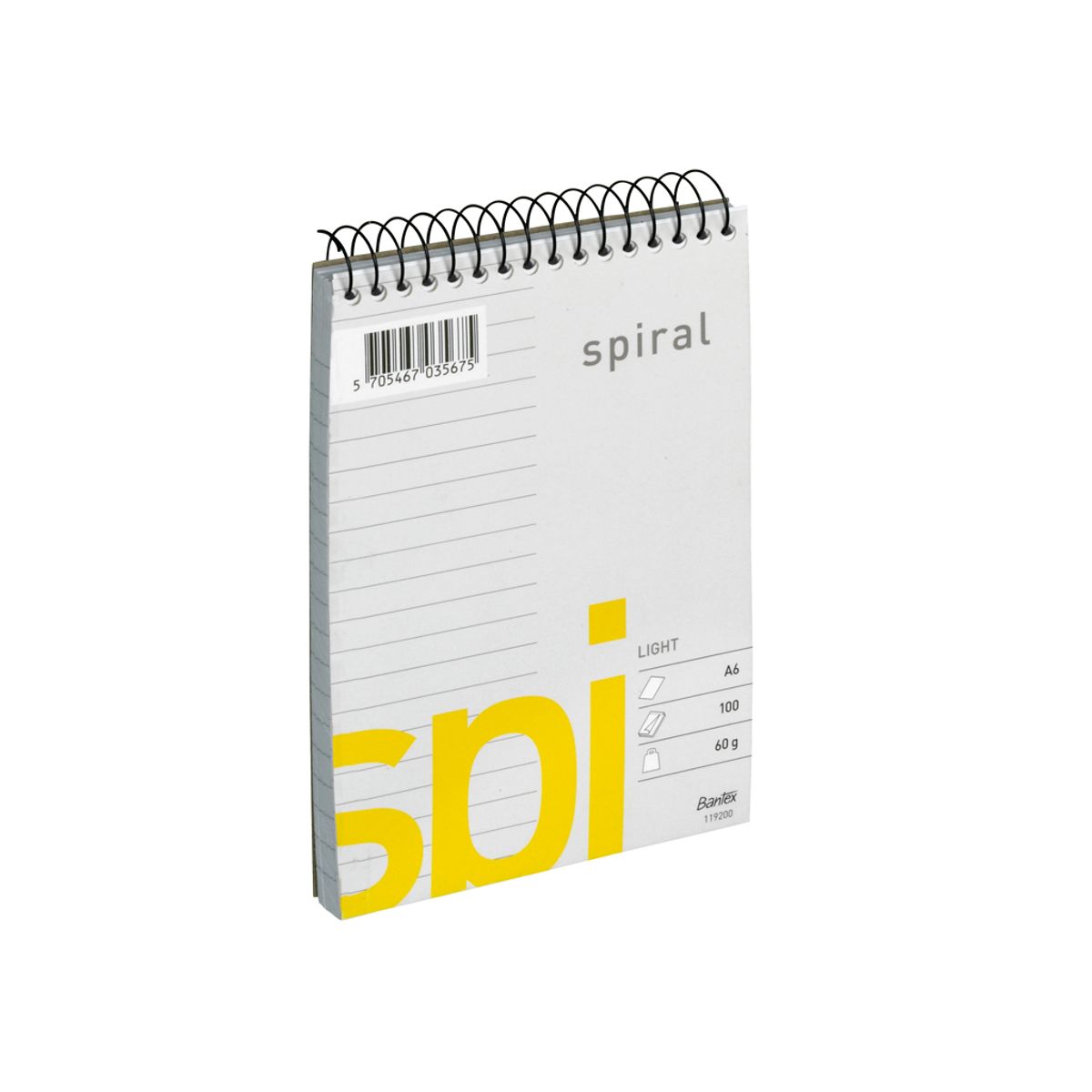 Notesblok A6 lin. med Spiral