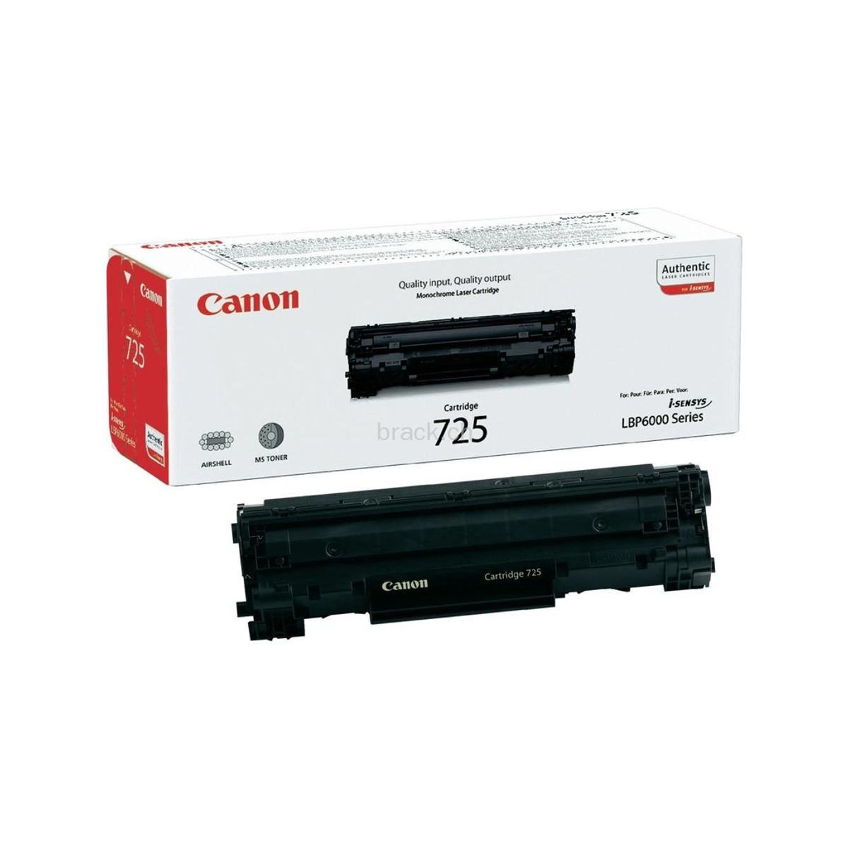 Canon Toner CRG 725 Sort