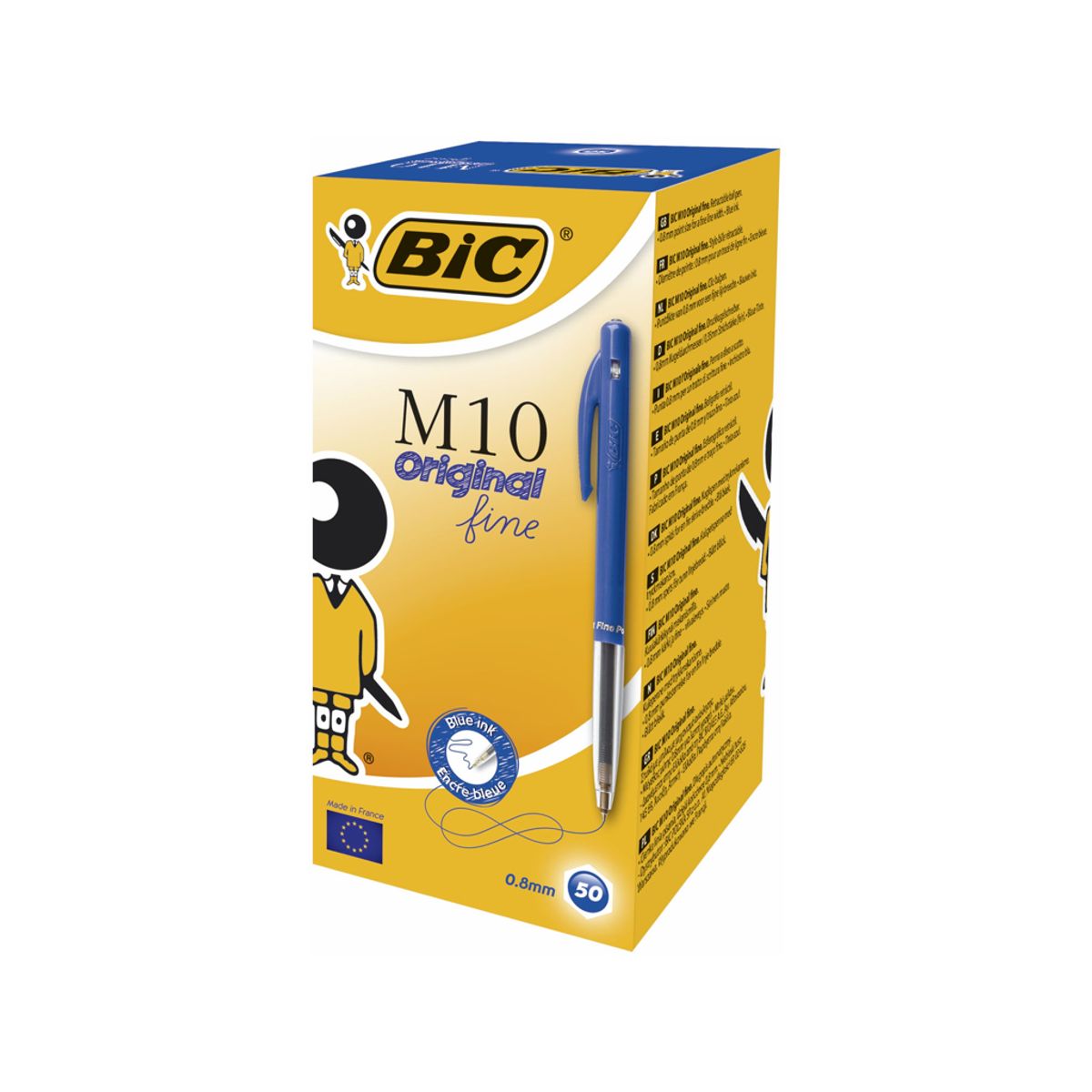 Kuglepen BIC Clic M10 F blå