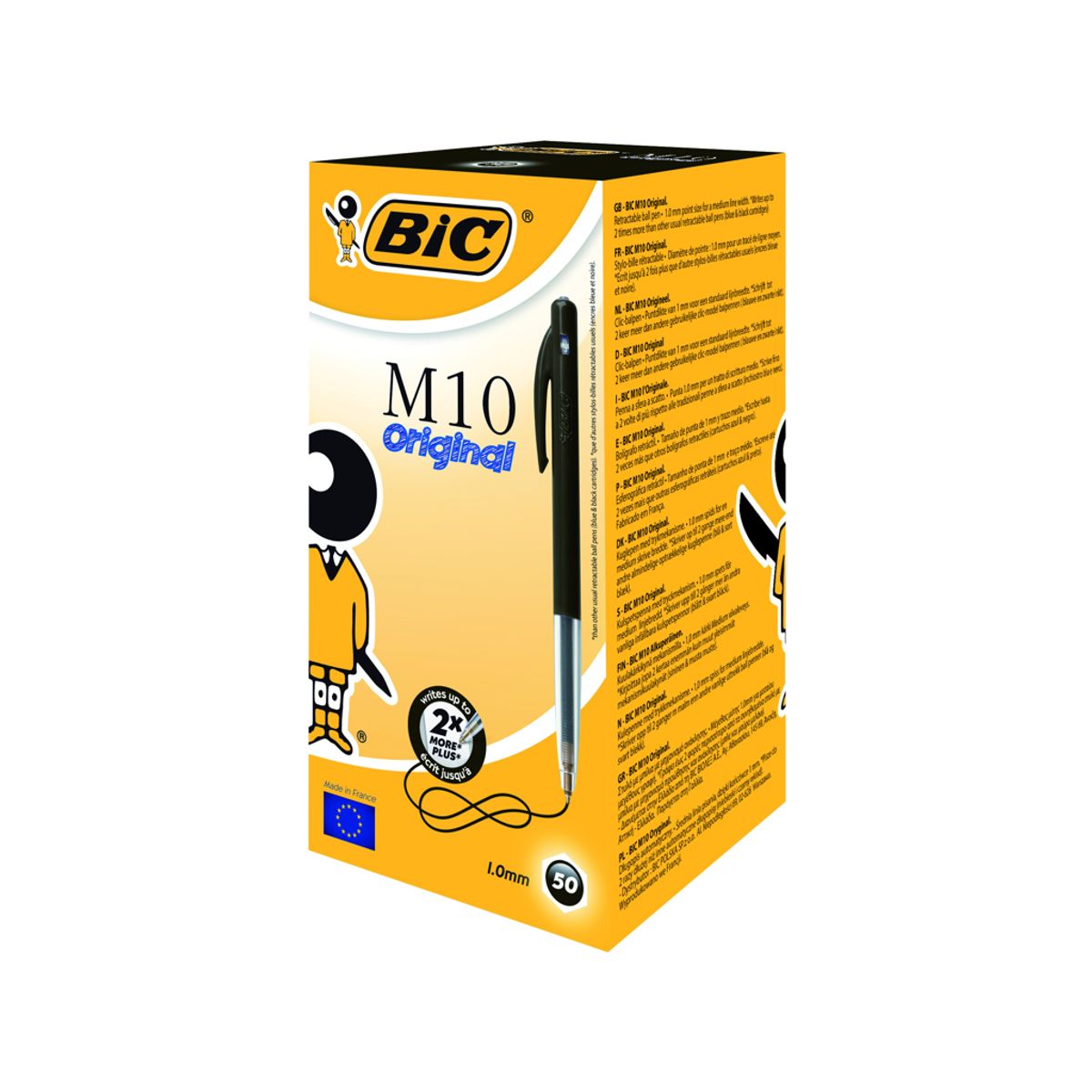 Kuglepen BIC Clic M10 M Sort