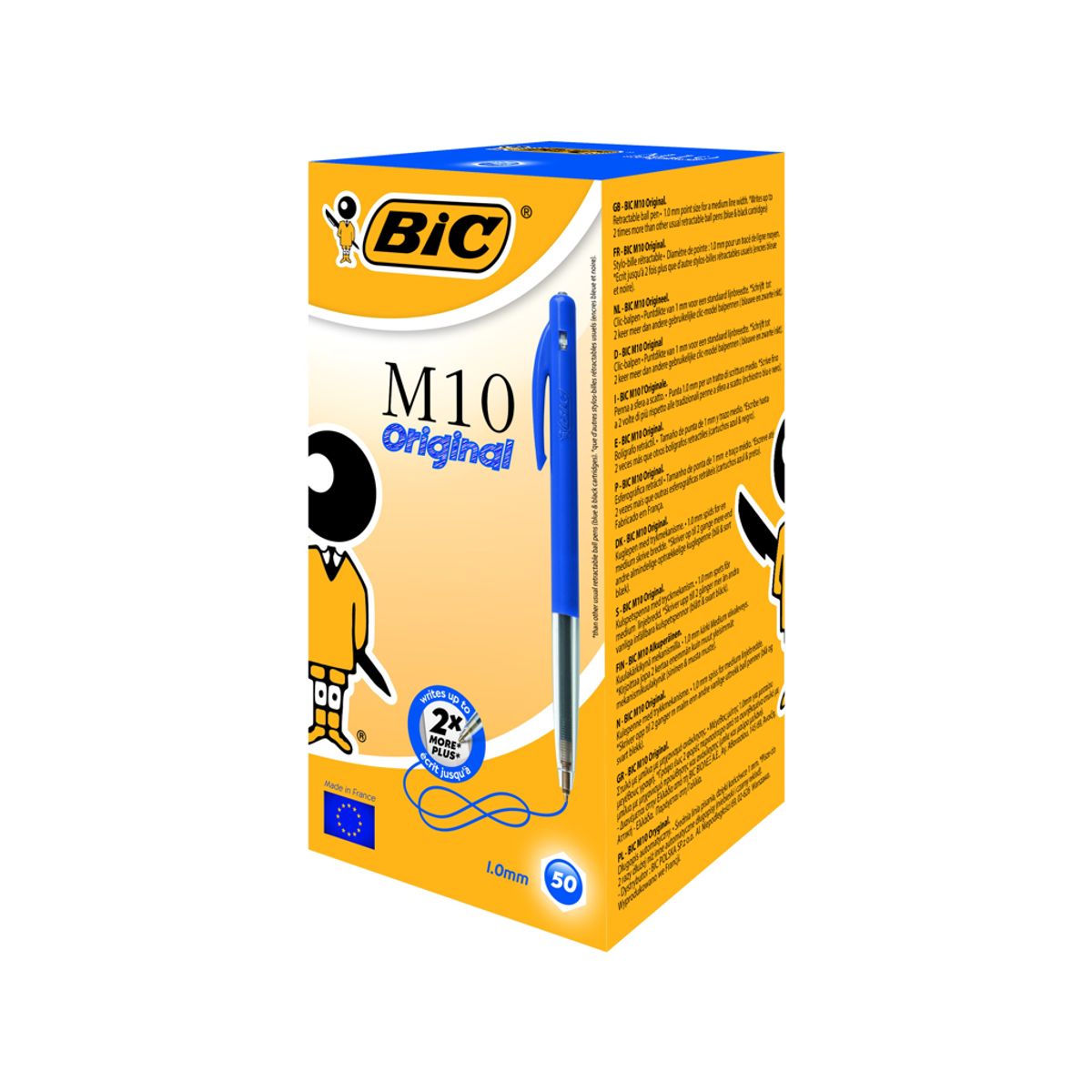 Kuglepen BIC Clic M10 M blå