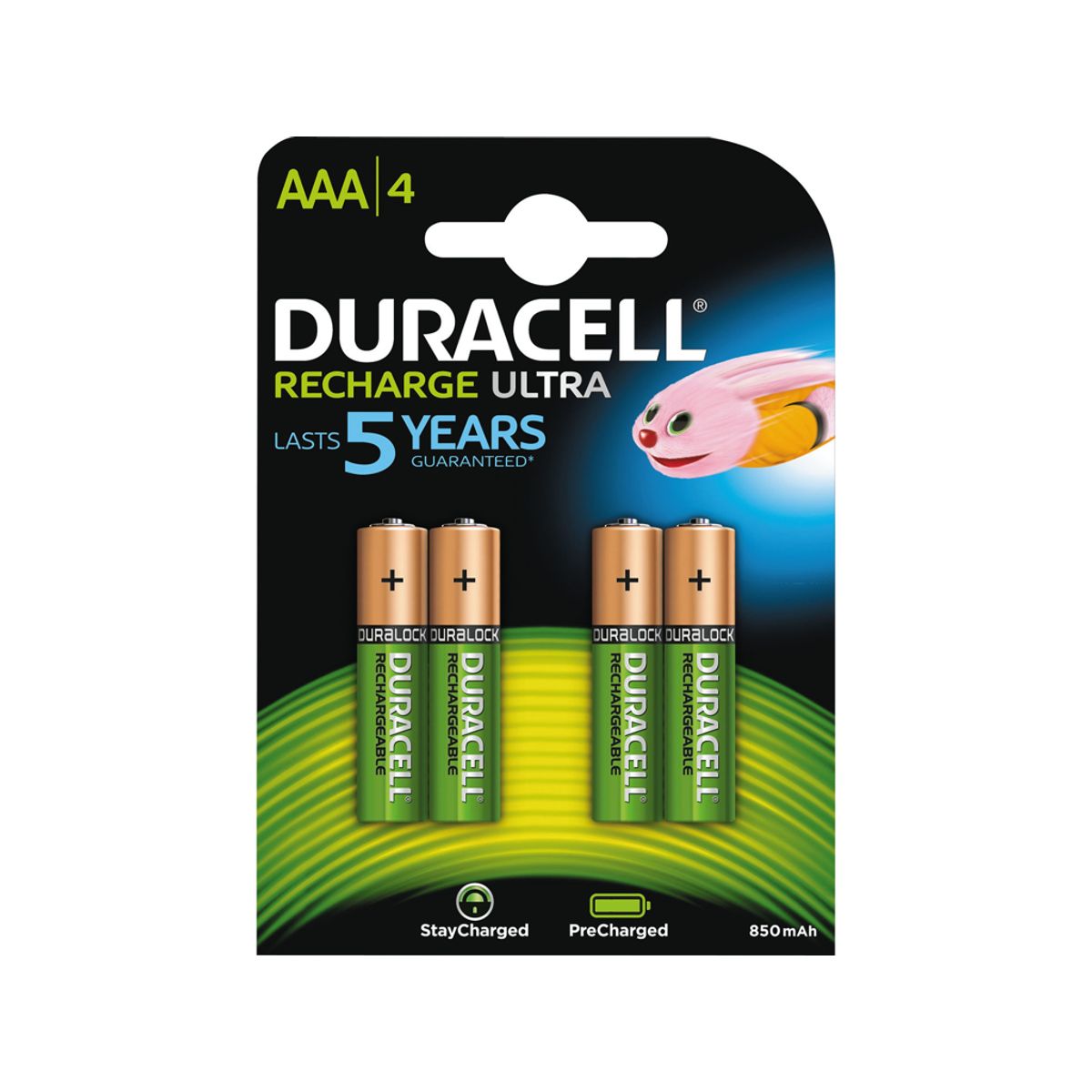 Batteri Duracell Genopladelig AAA 900 mAh 4 stk