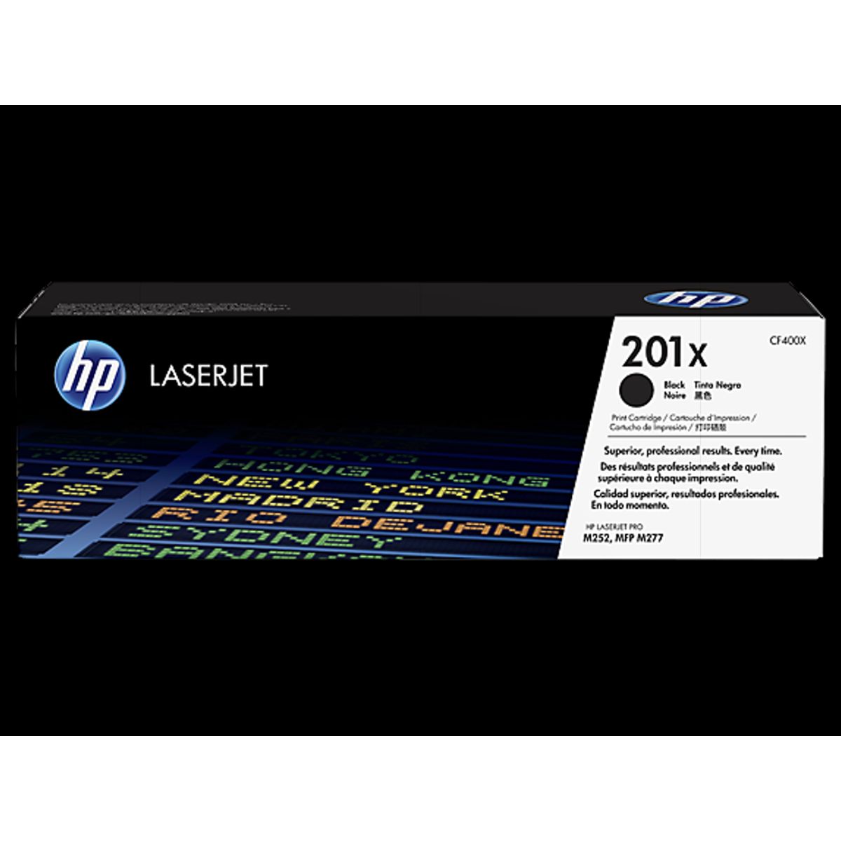 HP 201x Toner Cf400x Sort