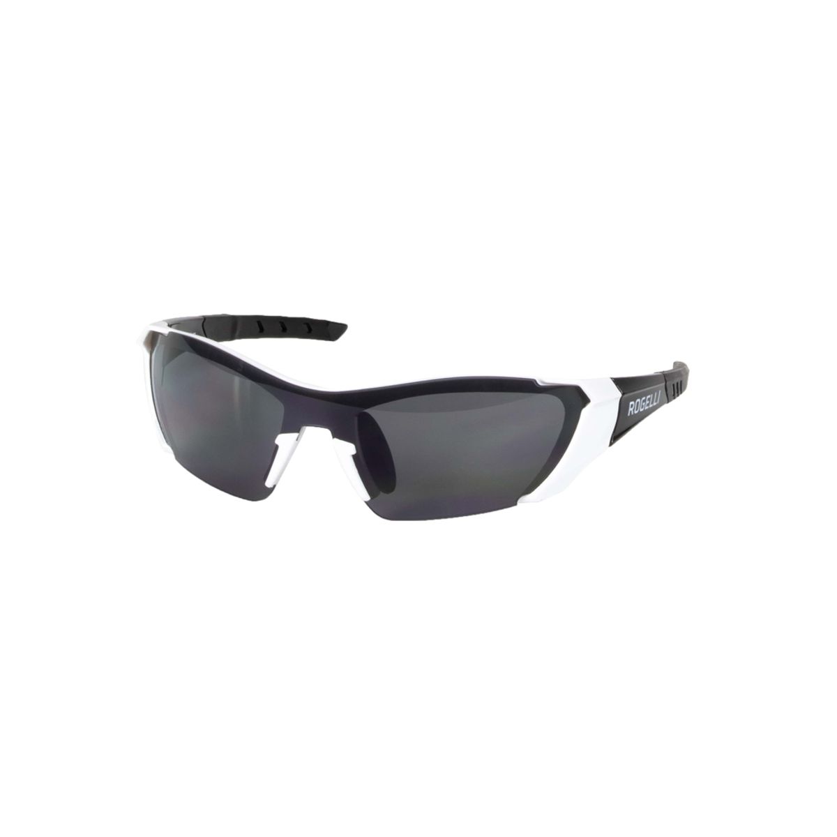 Rogelli Falcon - Cykelbrille - TR-90 - Smoke linse - Sort/Hvid