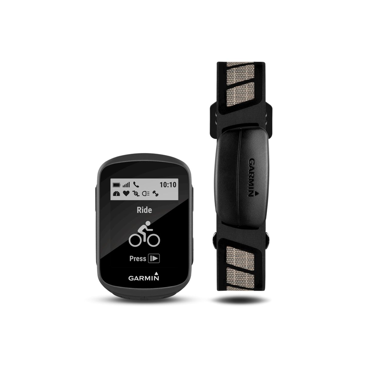 Garmin Edge 130 Plus HR bundle - GPS Cykelcomputer inkl. pulsbælte