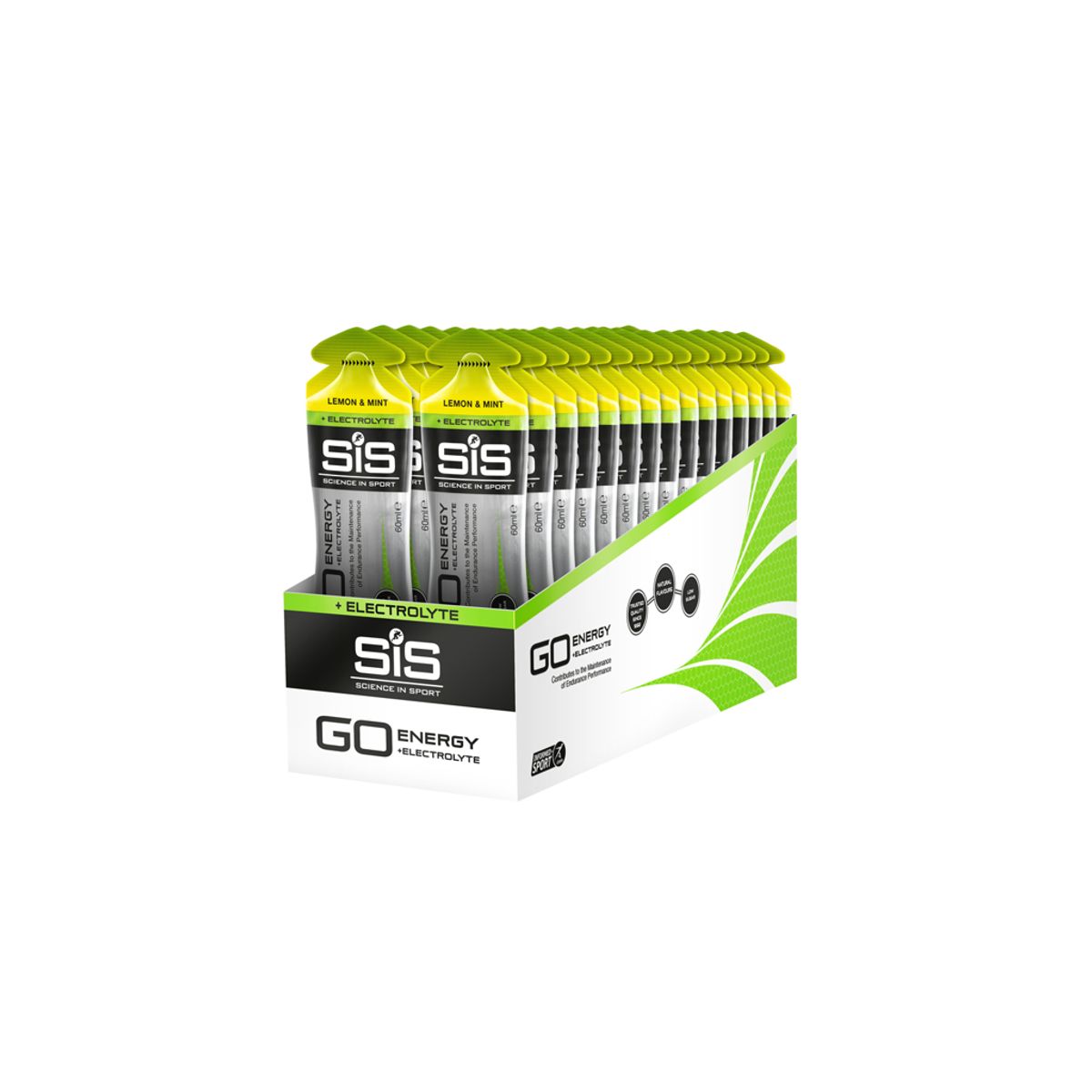 SIS GO Range - Energy+Elektrolyte Gel - Lemon & Mint - 60ml - 1 stk.