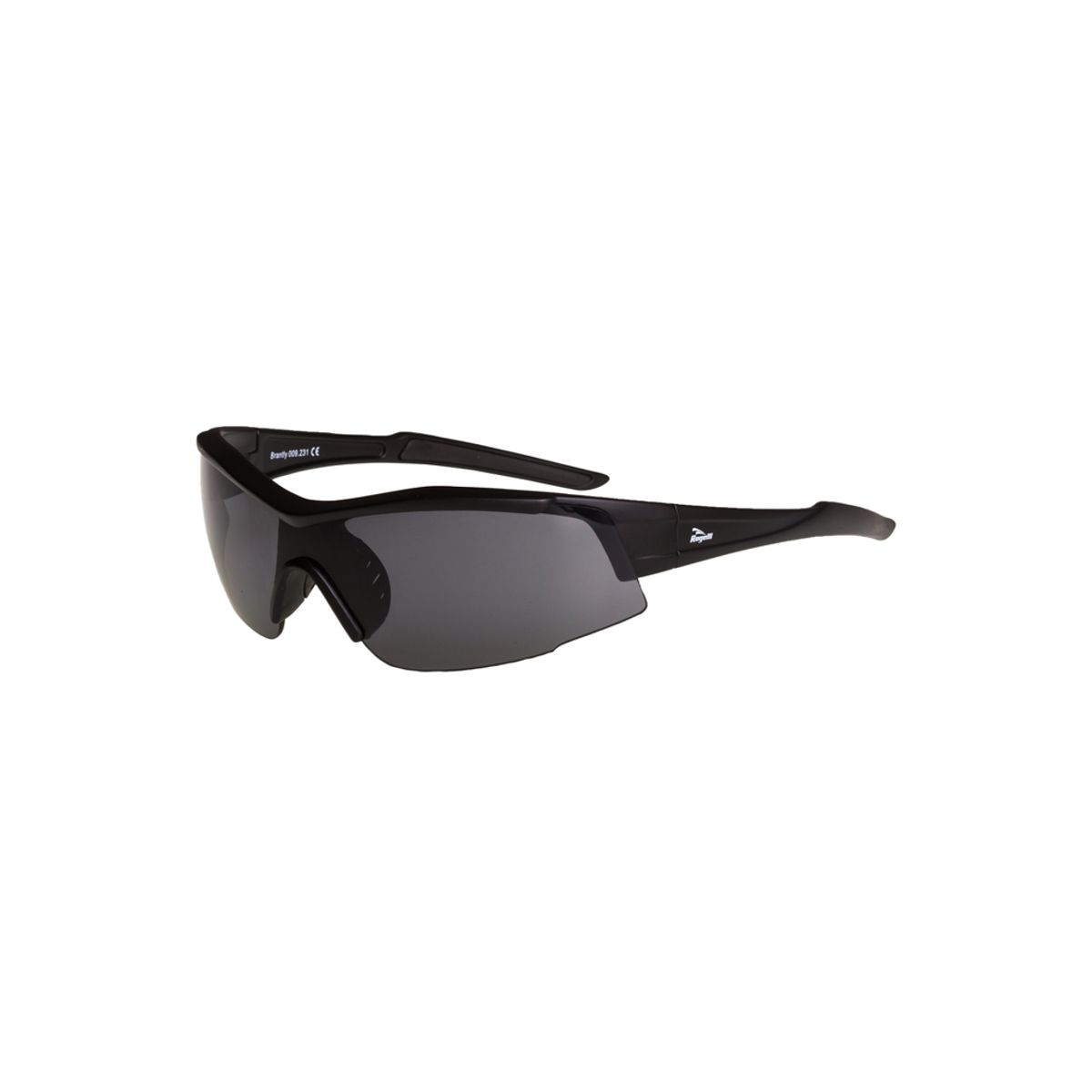 Rogelli Brantly - Cykelbrille - TR-90 - Smoke linse - Sort