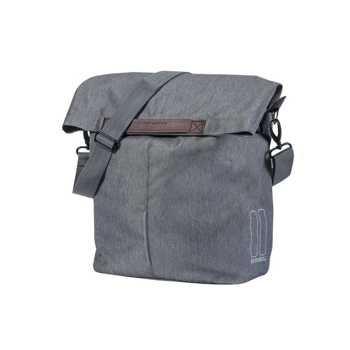 Basil City - Cykeltaske til bag - 14-16 liter - Grey