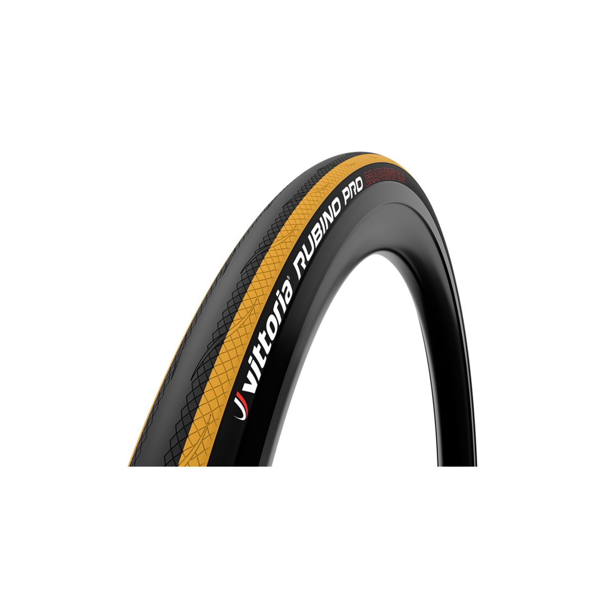 Vittoria Rubino Pro G2 - Road foldedæk - 700x25c - Gul/sort