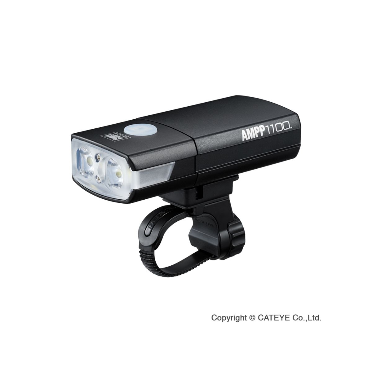 Cateye AMPP Forlygte - 1100 lumen - USB Opladelig - Sort