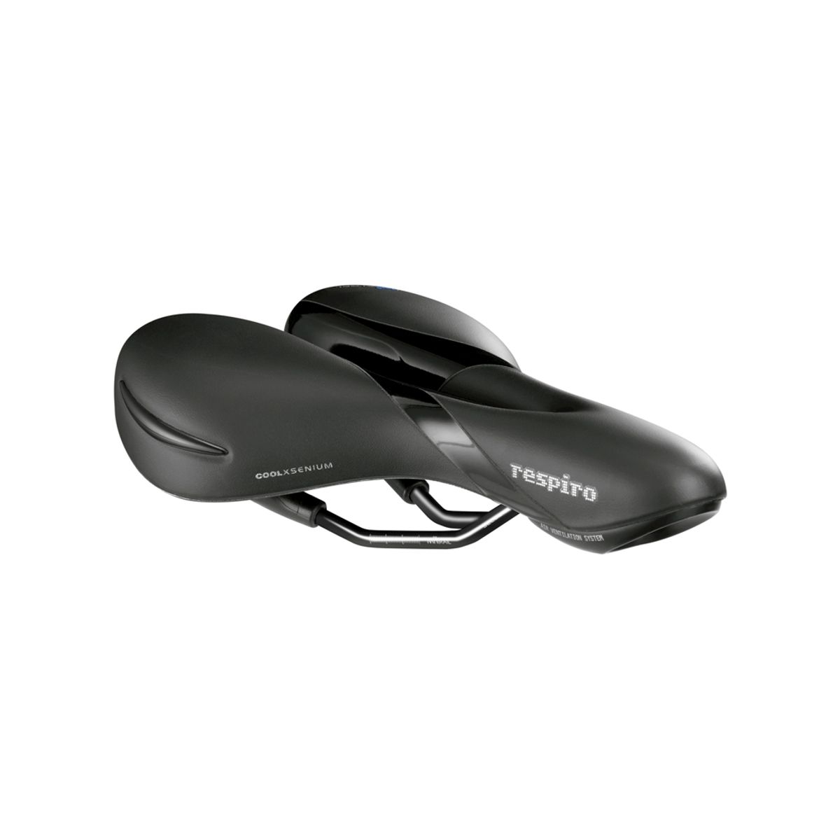 Selle Royal Respiro Moderate - Sadel - Soft - Sort - Herre