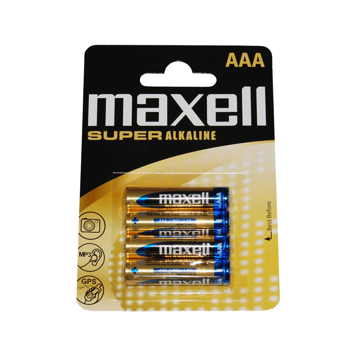 Maxell - Batteri - AAA/LR03 Alkaline S - 4 stk