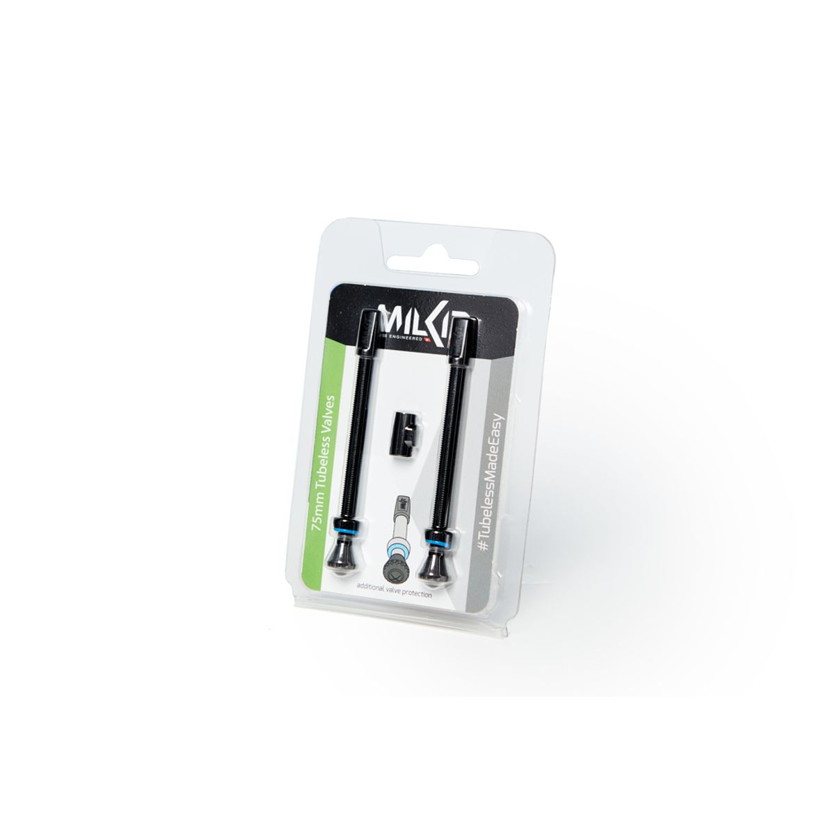 Milkit - Valve Pack - 2x 75 mm tubeless ventiler