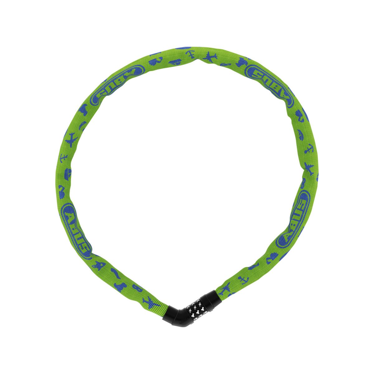 Abus 4804C Steel-O-Chain - Kædelås - 75cm - Lime symbols