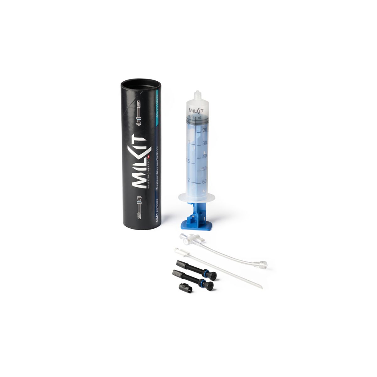 Milkit - Compact Kit - 2x 45 mm tubeless ventiler