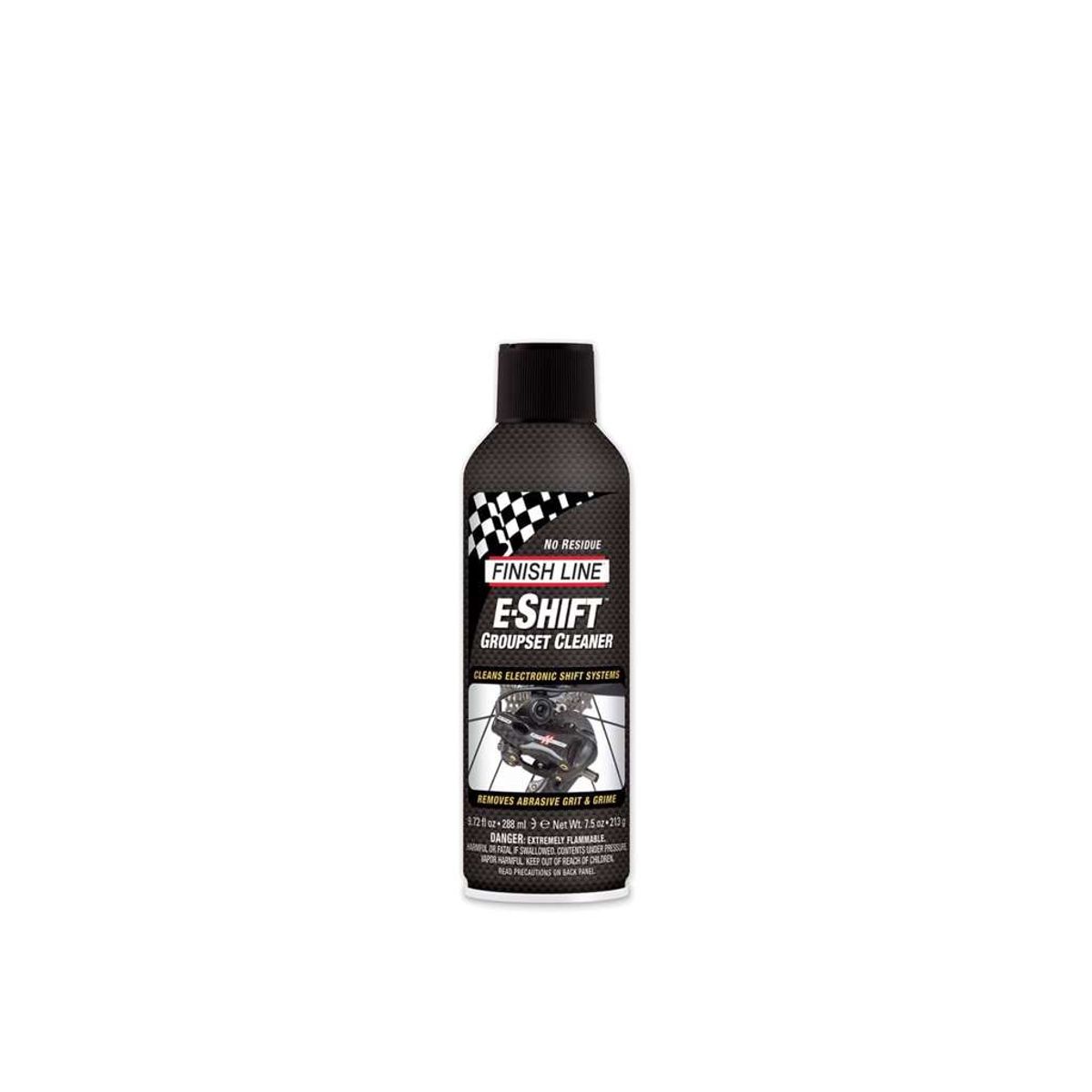 Finish Line - E-shift Gearset Cleaner 265 ml spray - Sort