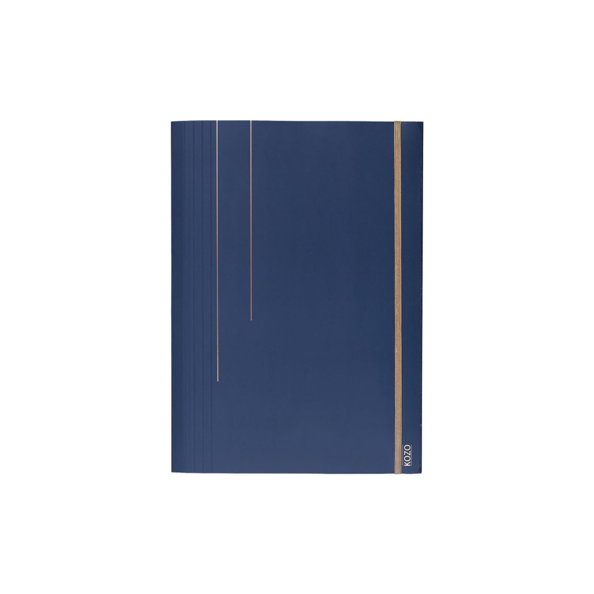 Elastikmappe Kozo A4 3-klap Navy