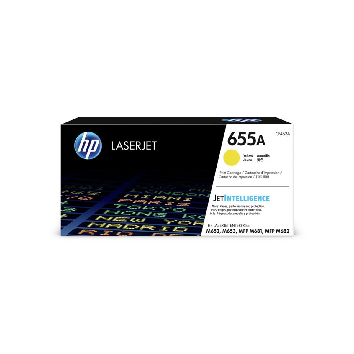 HP 655a Toner Cf452a gul