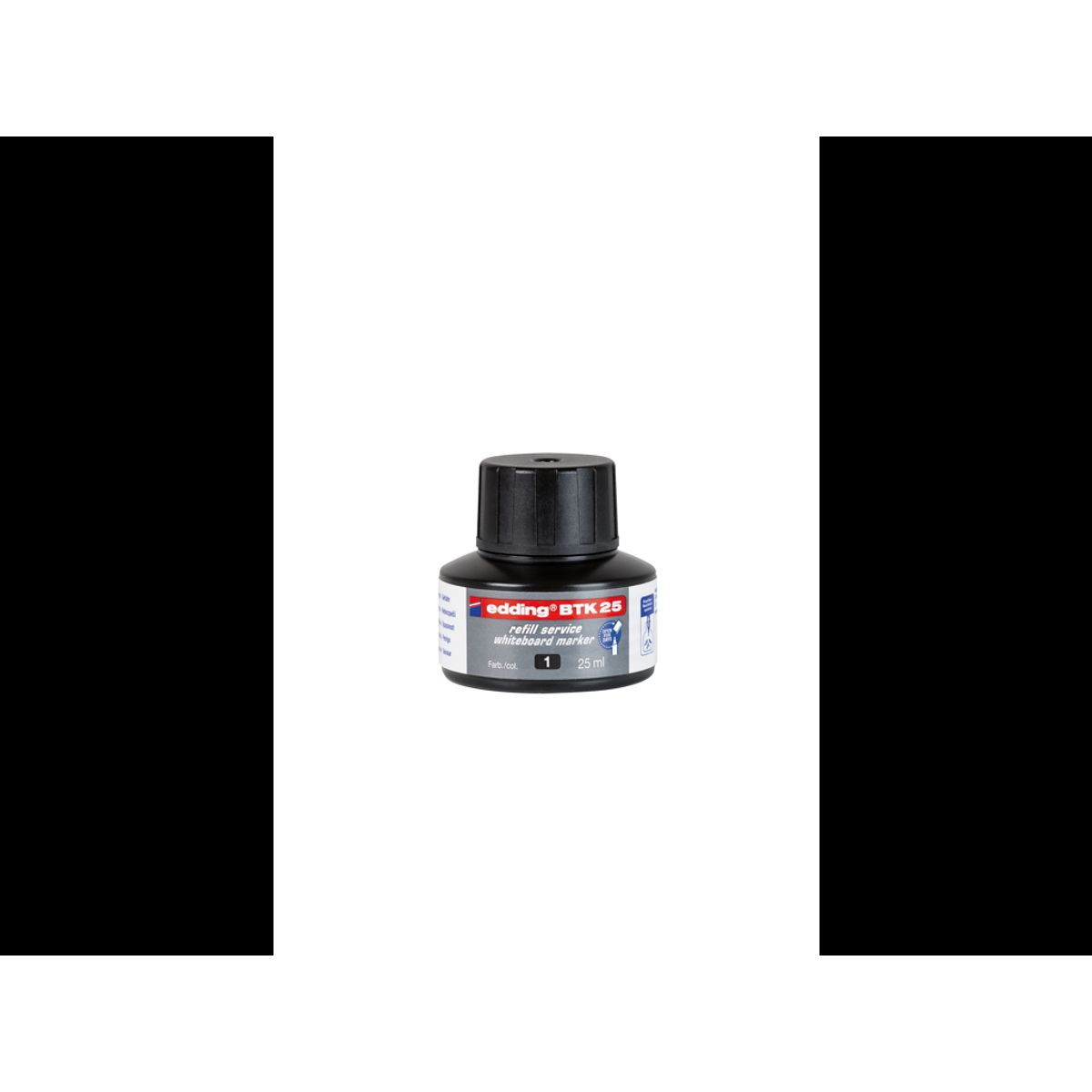 Refill Edding ink Whiteboard 25 ml Sort