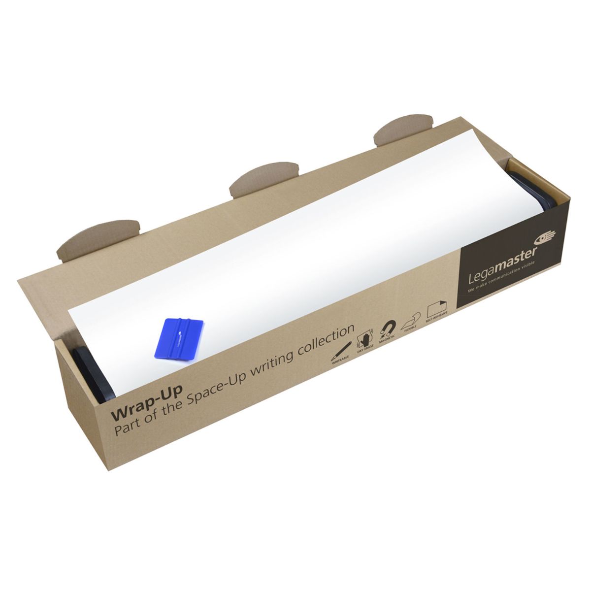 Whiteboard Folie Wrap-up 101x150 cm Hvid