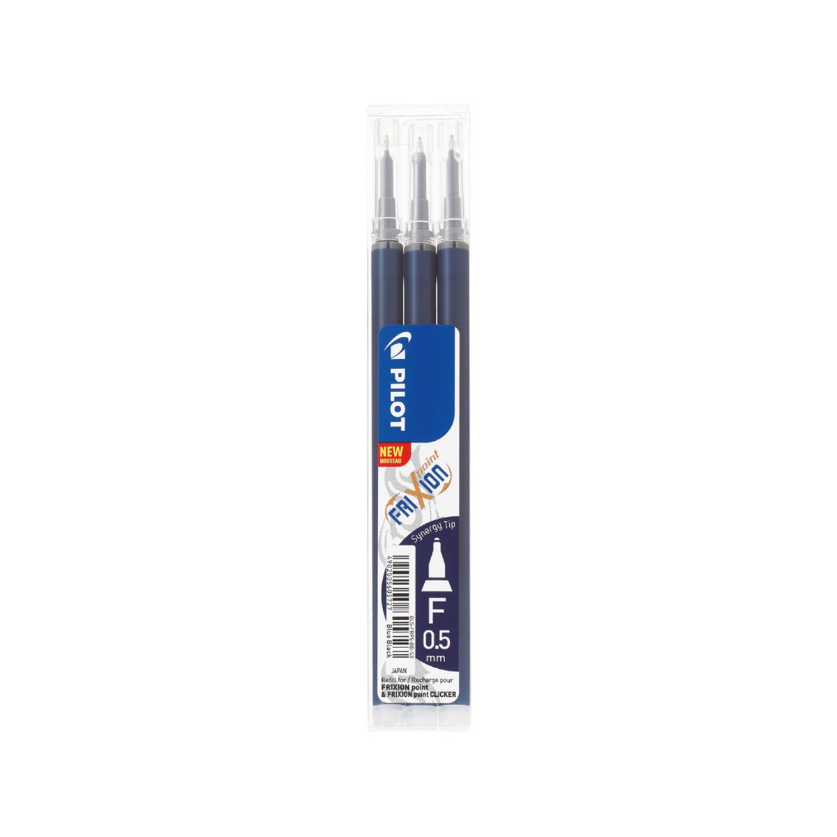 Refill Pilot Frixion Point Blåsort 0,5 mm 3-stk