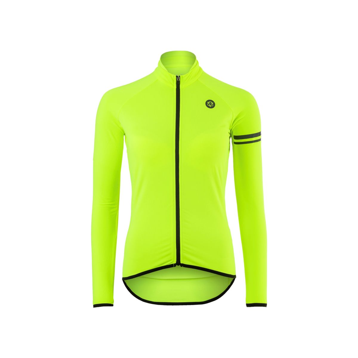 AGU Cykeltrøje - Thermo Essential - Lange ærmer - Dame - HI-VIS - Gul - Str. XS