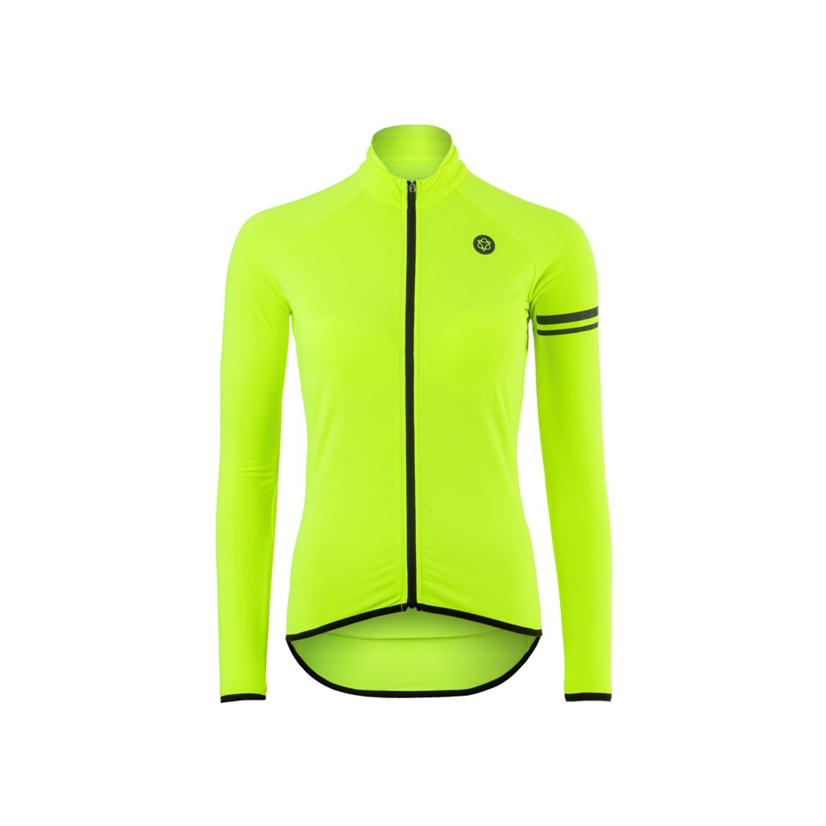 AGU Cykeltrøje - Essential Thermo - L/Æ - Neon Gul - Str. XXL