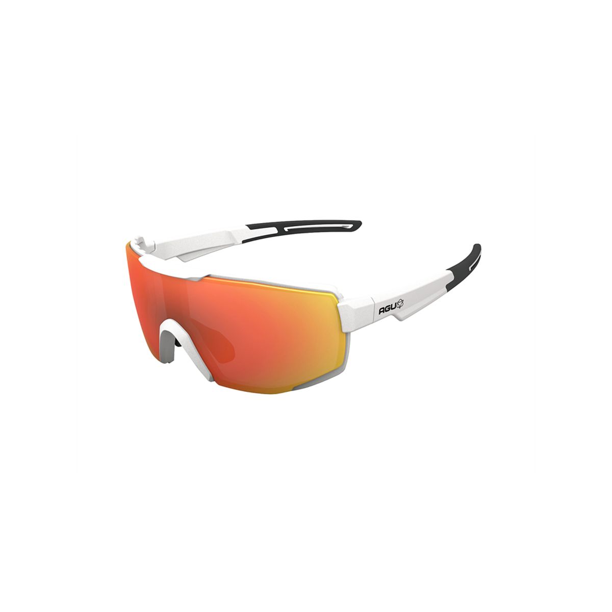 AGU Bold Convert - Cykelbrille - 3 Sæt Anti Fog Linser - Hvid/Rainbow