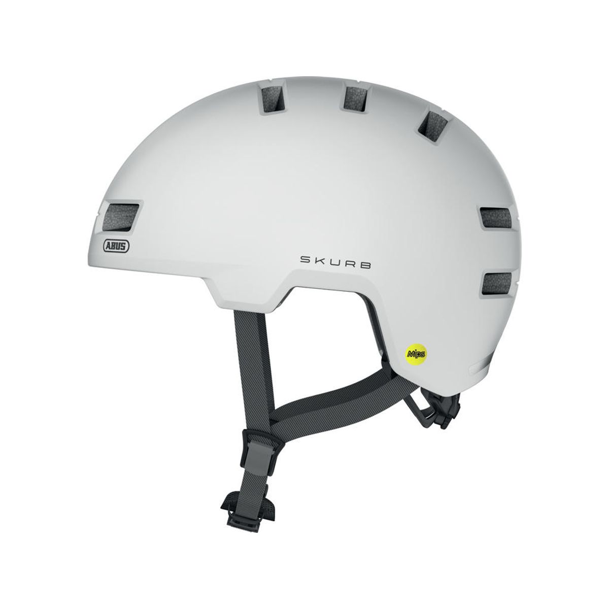 Abus Skurb MIPS - Cykelhjelm - Polar white - Str. L