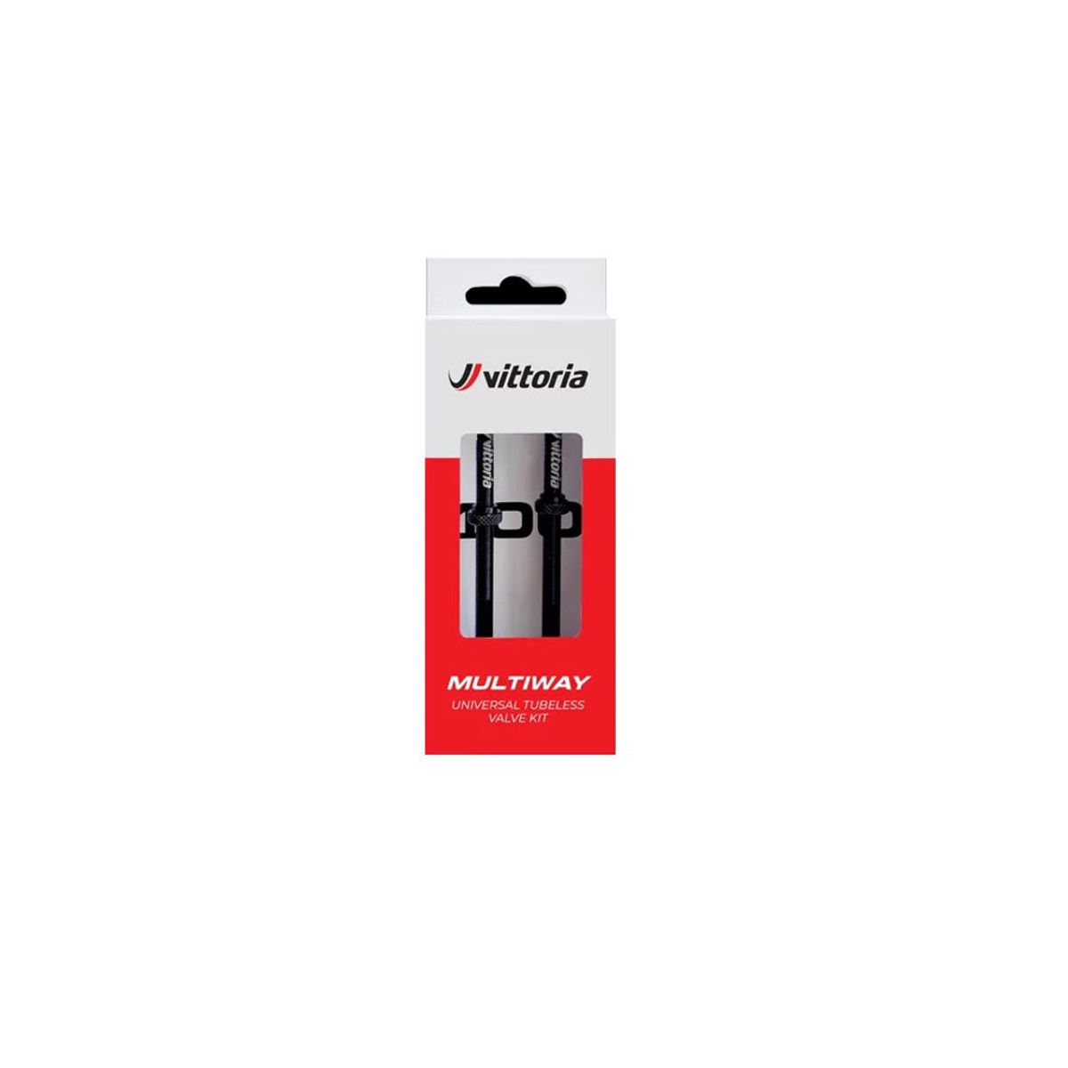 Vittoria - Tubeless ventiler - 60 mm lange - 2 stk - Sort