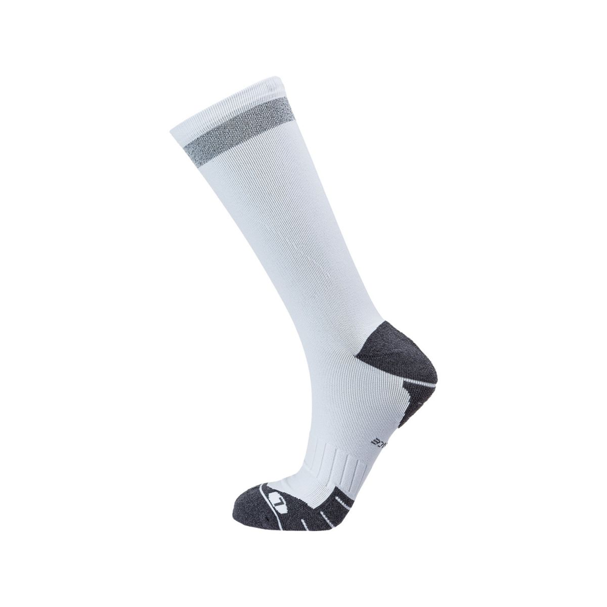 Endurance Torent Reflective Mid Length - Løbestrømper - White - Str. 35/38