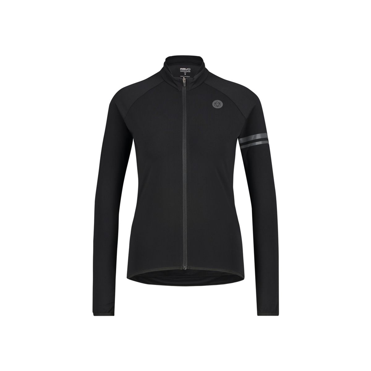 AGU Cykeltrøje - Essential Thermo Jersey - L/Æ - Dame - Sort - Str. xS