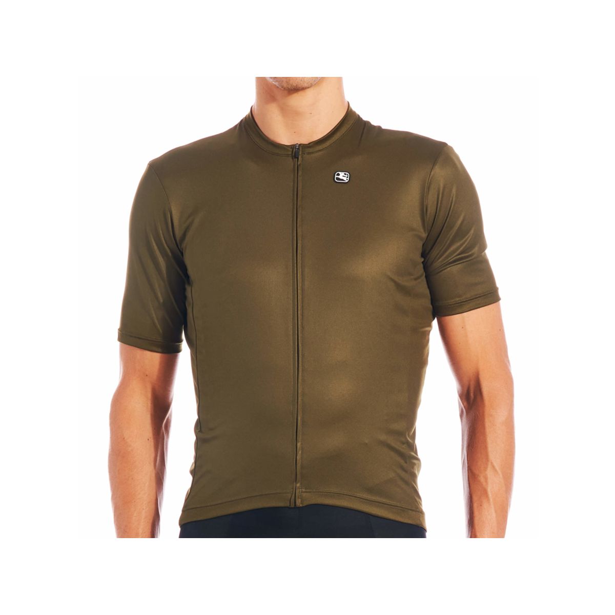 Giordana Fusion - Cykeltrøje - Korte ærmer - Olive - Str. XL