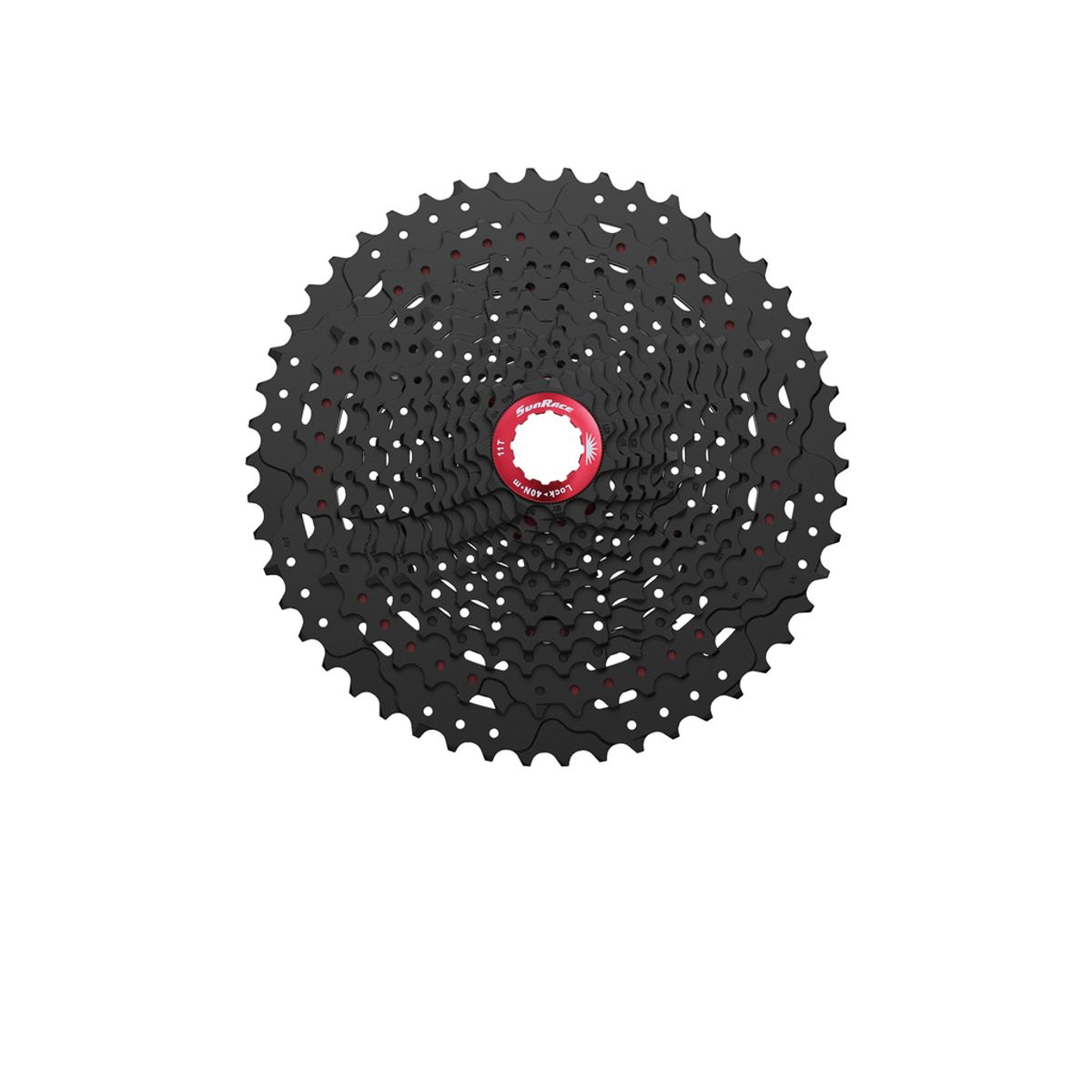 Sunrace CSMZ90 - Kassette 12 gear - 11-50 tands - MTB - Til Sram - Sort