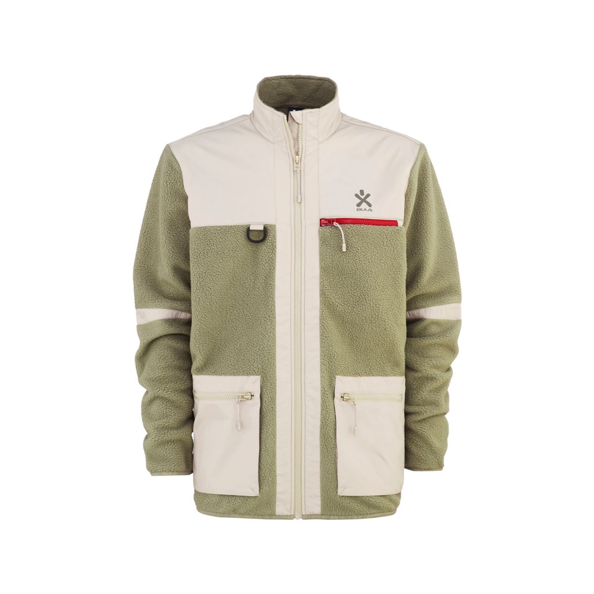 Bula - Utility - Fleece Jakke - Sage - Str. M