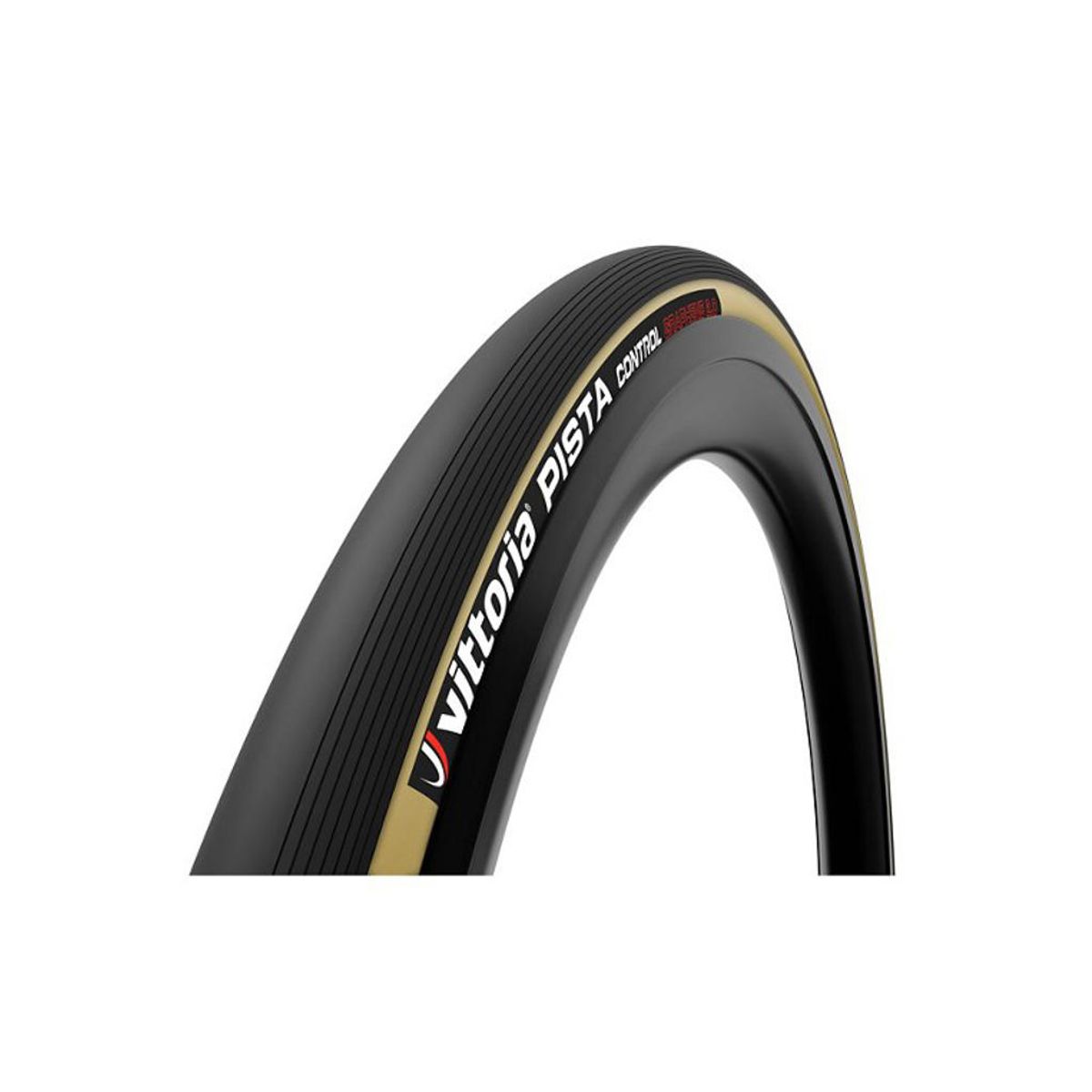 Vittoria Pista Control - Track foldedæk - 700x23c (23-622) - Sort/Brun