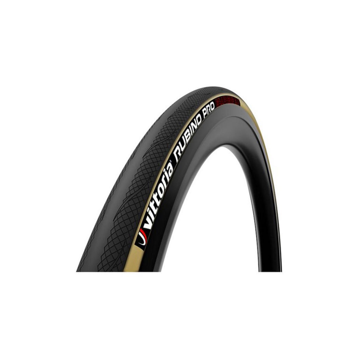 Vittoria Rubino Pro G2 - Road foldedæk - 700x28c (28-622) - Sort/Brun