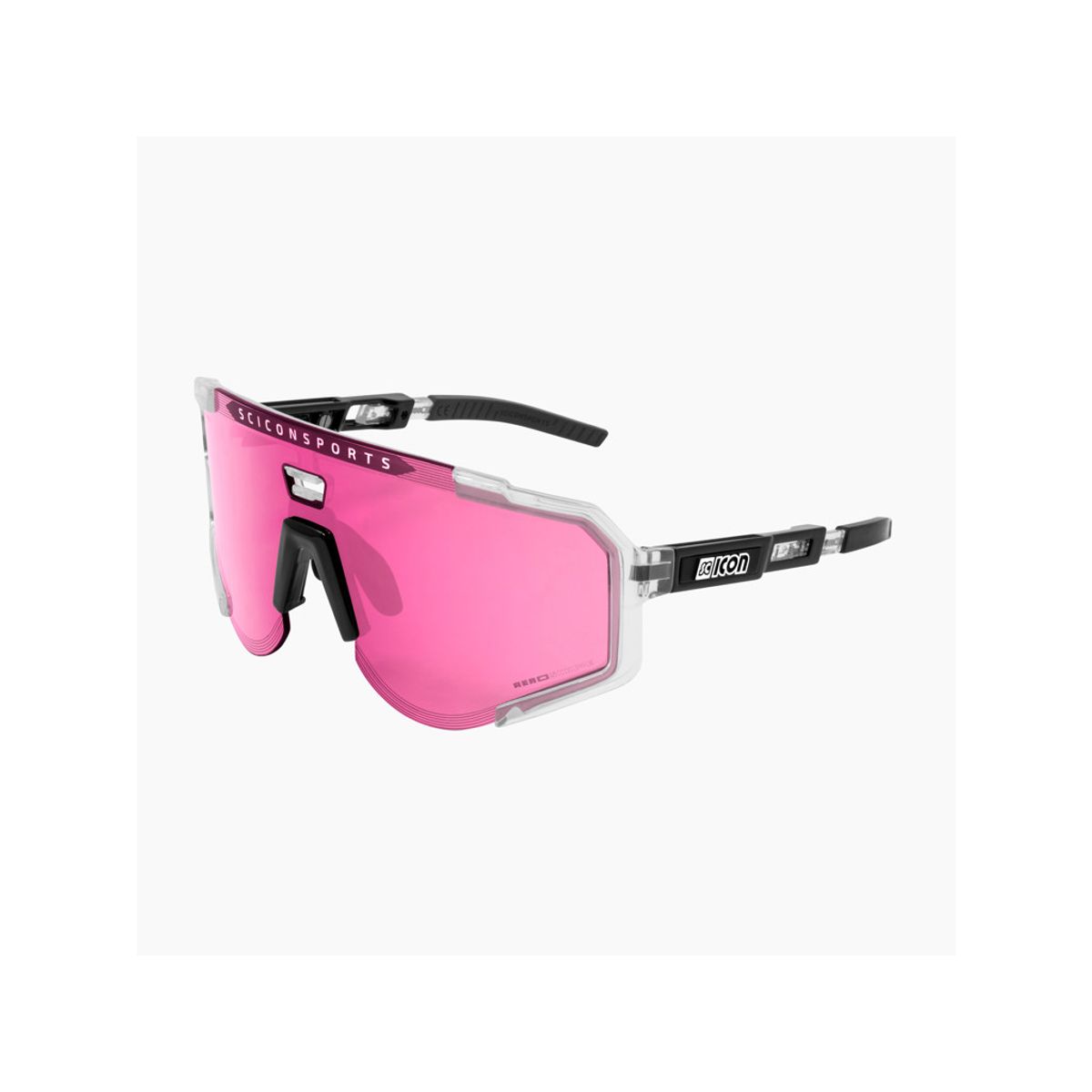 Scicon Aeroscope - Cykelbrille - Pink / Crystal Gloss