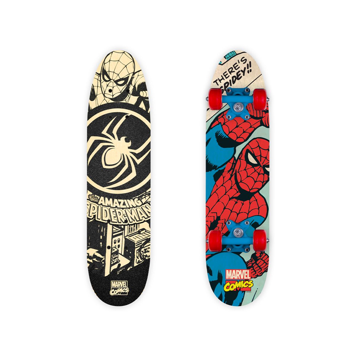 Seven - Spiderman - Skateboard - Sort/rød