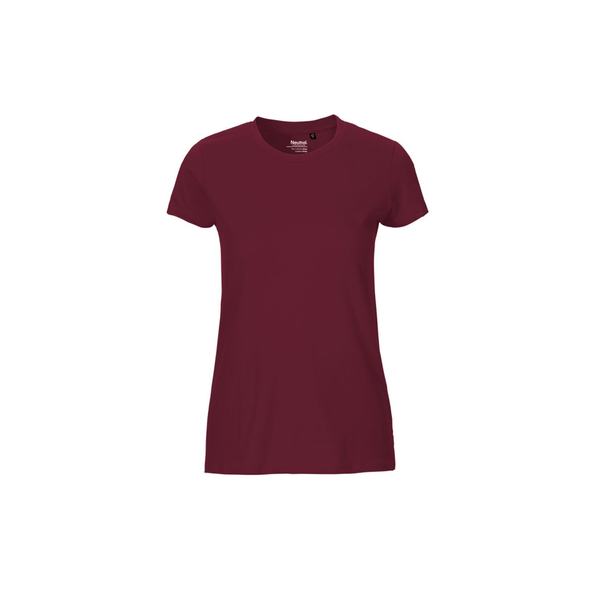 Dame Fit T-shirt Neutral O81001 str. XS Bordeaux