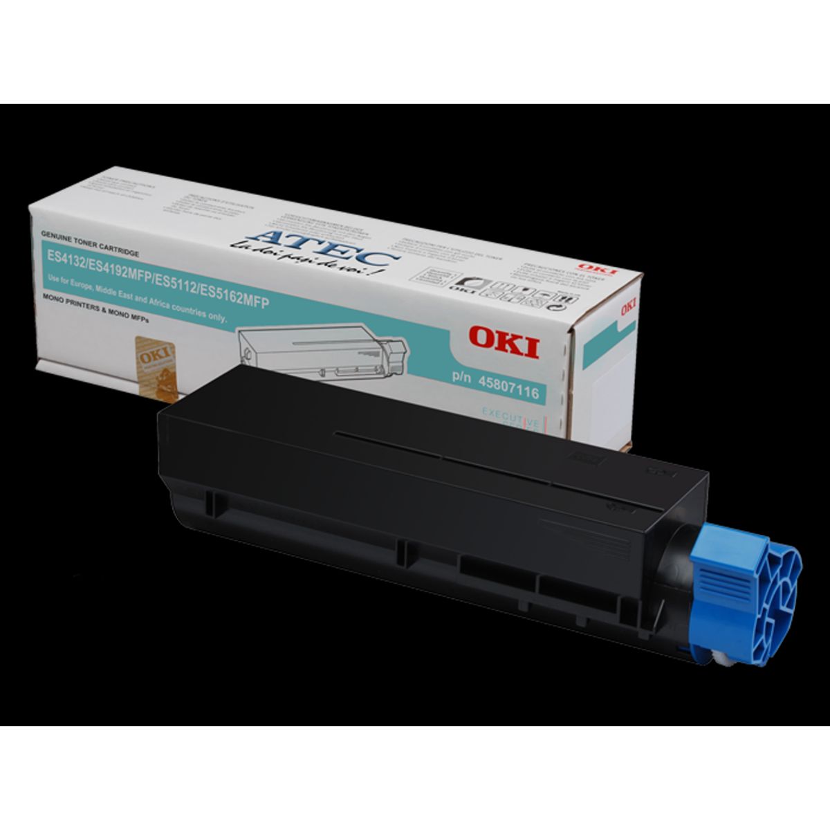 OKI Toner ES 4132/5112 Sort