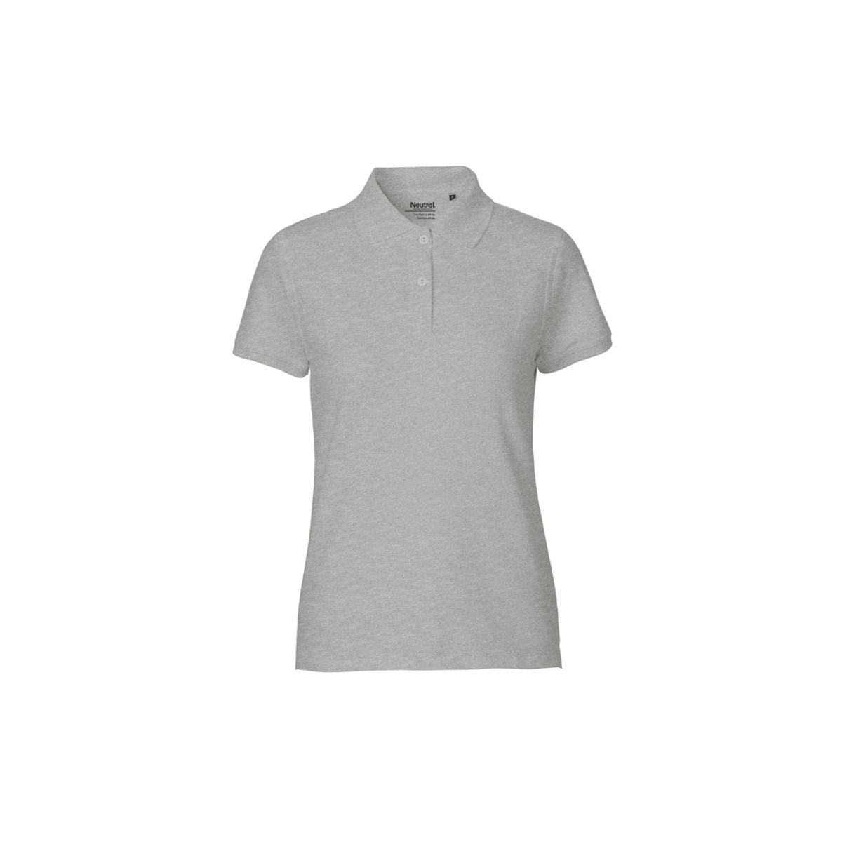 Dame Classic Polo Neutral O22980 str. M grå