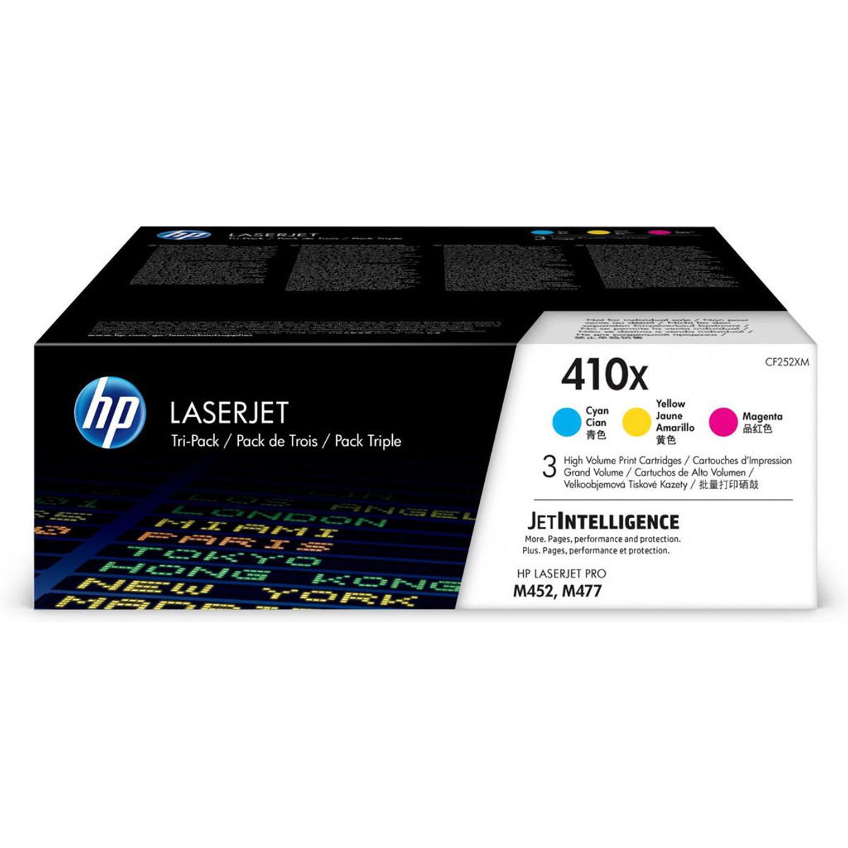 HP 410x Toner Cf252xm CMY