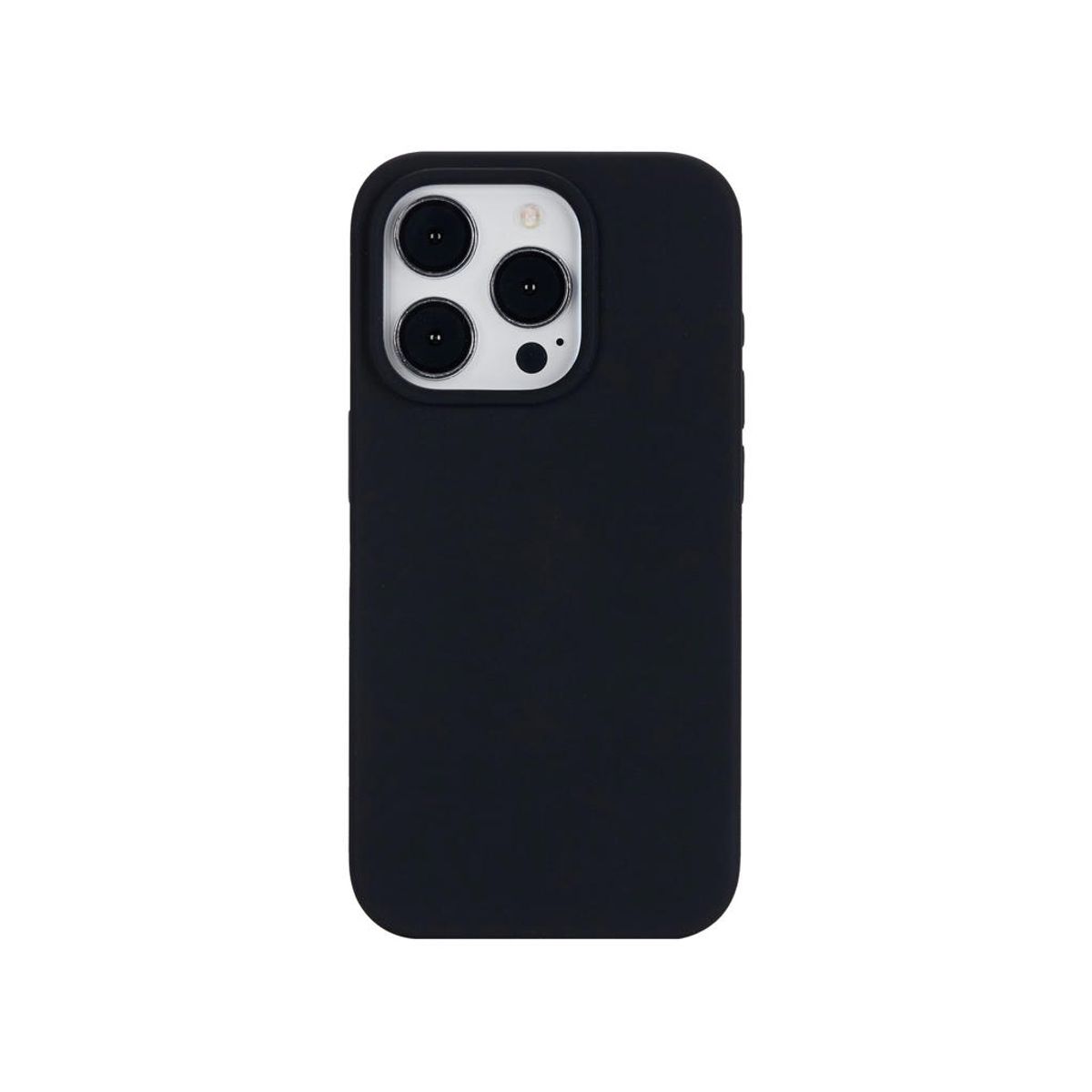 Cover Iphone 15 Pro Silikone Sort